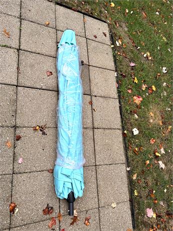 New Blue Patio Umbrella