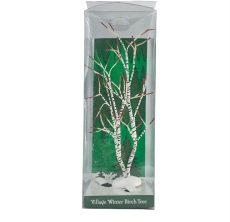 Dept. 56 Village, Winter Birch Tree