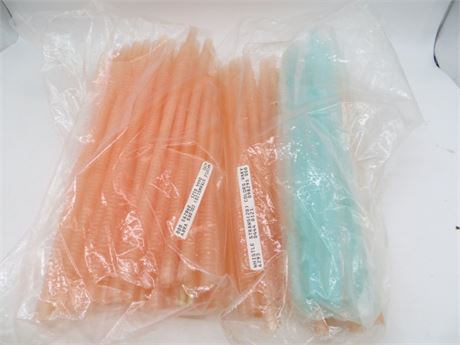 NEW VINTAGE TUPPERWARE WHISTLE STRAWS