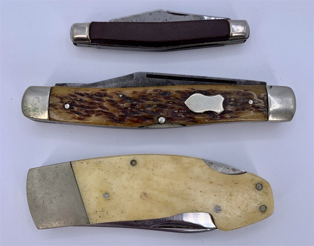 Great Lakes VNTG - 3 pc Vintage Pocket Knives : Khyber, Kutmaster NY, Sabre  Ireland