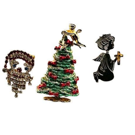 Christmas Holiday Pins - 3