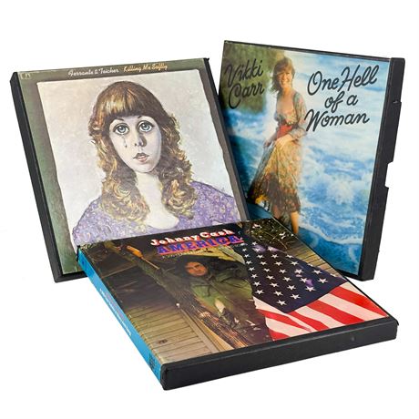 Lot of Three Vintage Reel-To-Reel Albums