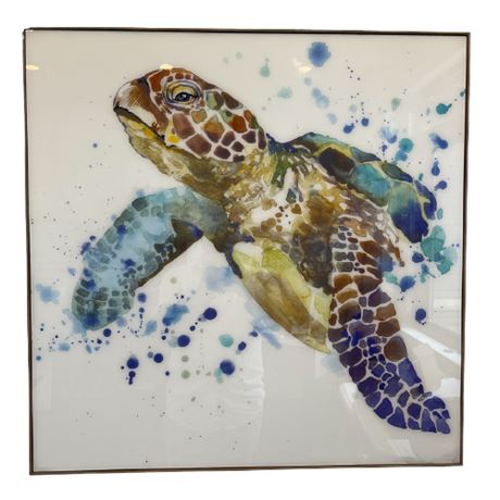 Decorative Sea Turtle Art Print