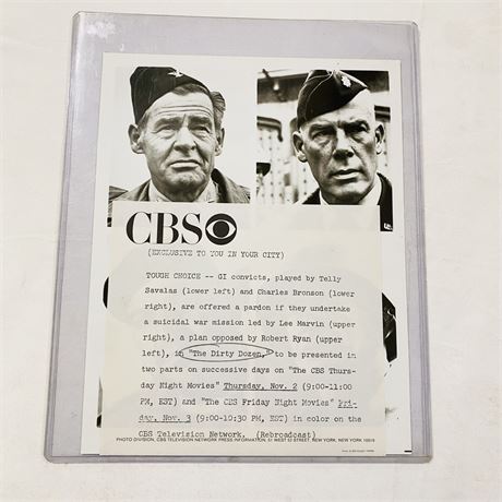 The Dirty Dozen Original Press Photo