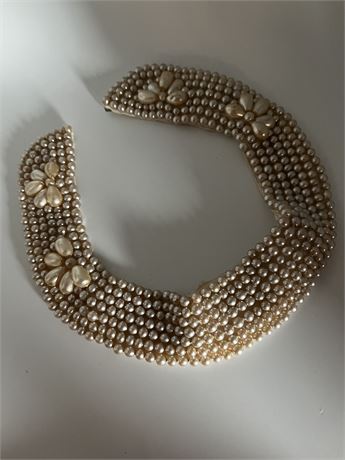 Antique beaded collar