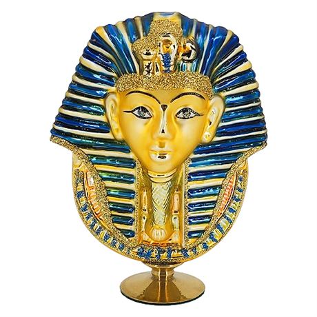 Vintage Kurt Adler Polonaise Collection Tutenkhamen 2 Blown Glass Figurine