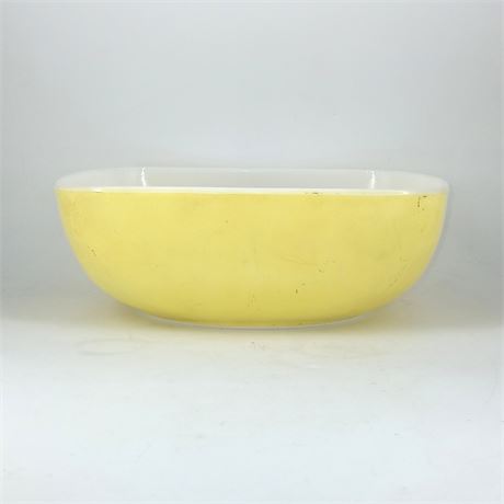 Vintage Pyrex 525B Yellow Mixing / Casserole Bowl – 2½ Quart – A-4 – Made in USA