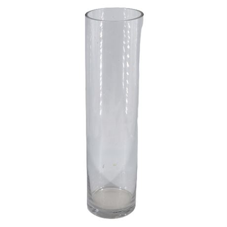 16" Glass Cylinder Vase