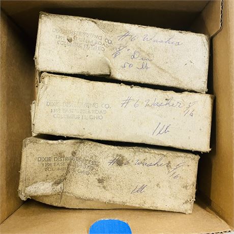 12 Boxes NOS Washers