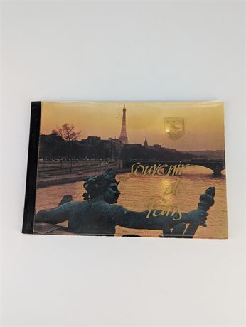 New Old Stock Vintage Paris Photo Postcard Book - 10