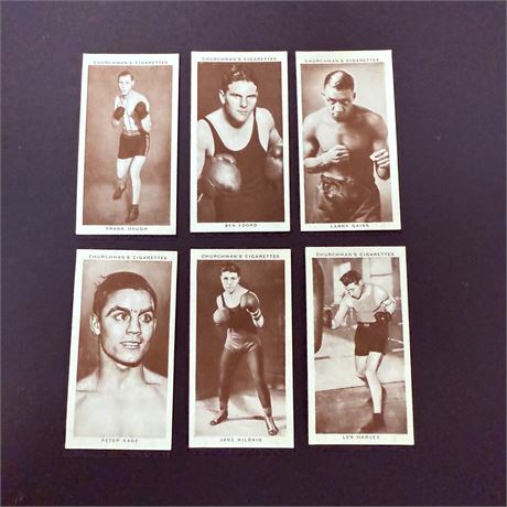 1938 Churchman’s Tobacco Boxing Lot