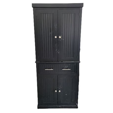 Black Composite Cabinet