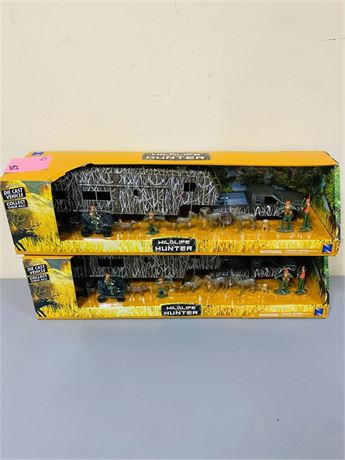2 Wildlife Hunter Camper  + Truck Sets