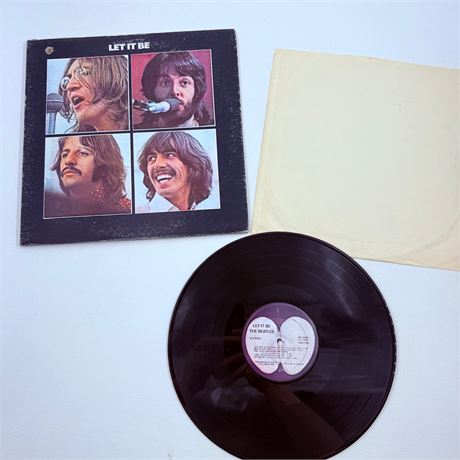 The Beatles Let it Be Vinyl Record