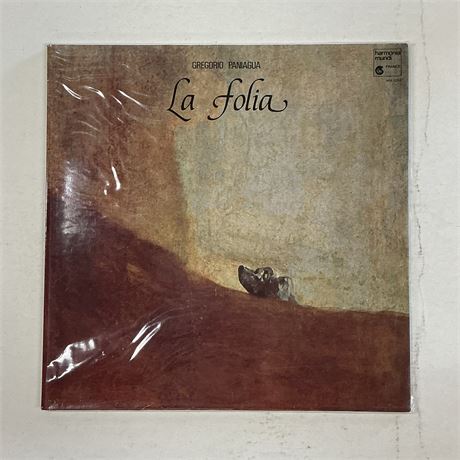 Gregorio Paniagua La Folia Sealed Vinyl Record