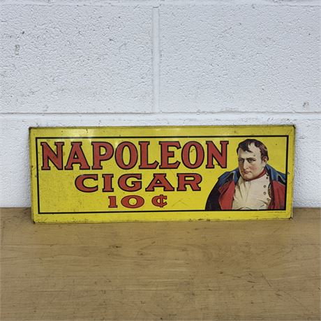 Napoleon Cigar Metal Sign