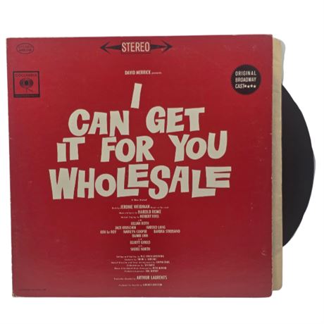 1962, Original Broadway Cast Recording, "I Can Get It For You Wholesale"