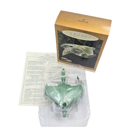 1995 Star Trek, The Next Gen. Romulan Warbird Ornament, Hallmark