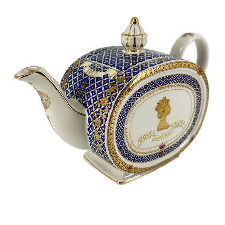 Vintage James Sadler Queens Jubilee Commemorative Teapot