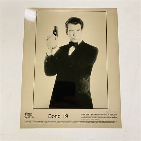 Pierce Brosnan James Bond Original Press Photo