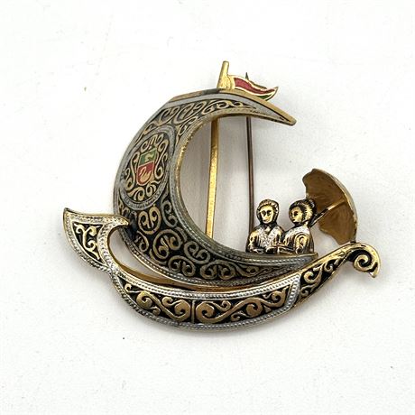 Vintage Brooch - Made in Spain