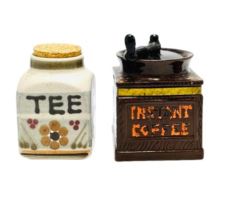 Vtg Kitschy Kitchen Canisters