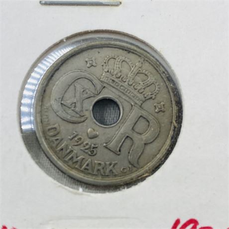 1925 Denmark 25 Ore