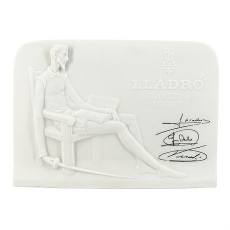 Vintage Lladró Don Quixote Porcelain Plaque
