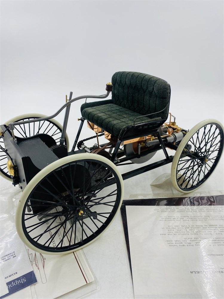 Great Lakes VNTG - RARE 1:6 Franklin Mint 1896 Ford Quadricycle