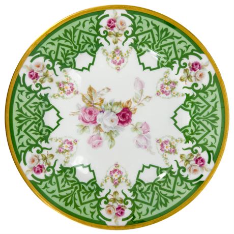 Antique Nippon Porcelain Cabinet Plate