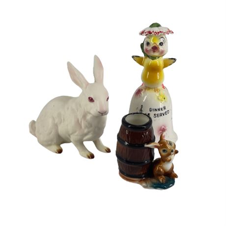 Lot of Easter Figurines including Lefton