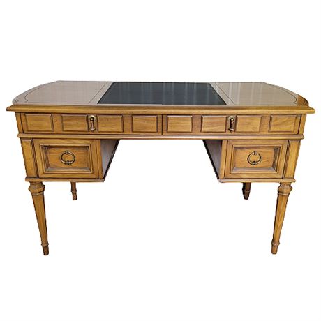 Mid-Century Drexel "Esperato" Regency Leather Top Writing Desk