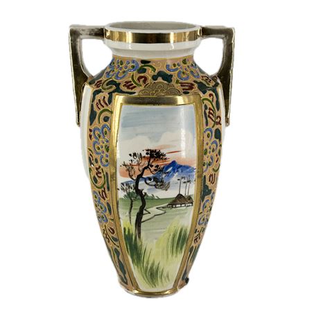 Vintage Porcelain Nippon Style Japanse Vase