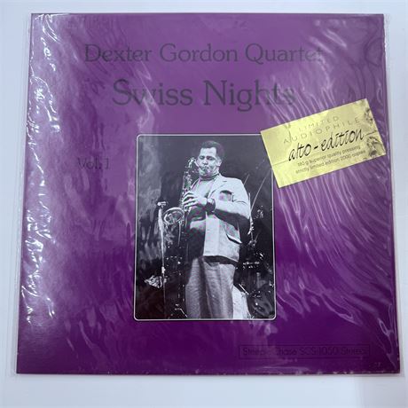 Sealed Dexter Gordon Swiss Nights Audiophile Vinyl Record