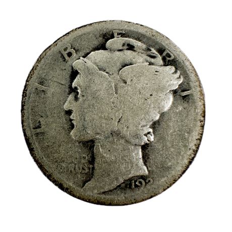 1928 Silver Mercury Dime