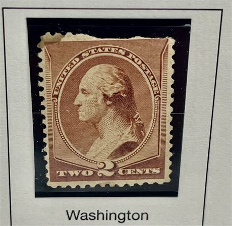 1983 Washington American bank note printing stamp