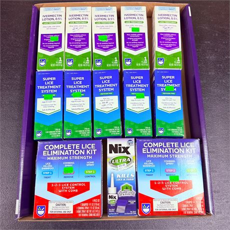 Sealed Ivermectin + Lice Treatment Kits - Rite Aid Closure Liquidation