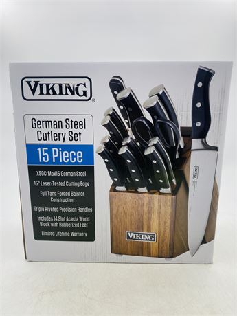 New Viking 15pc Cutlery Set
