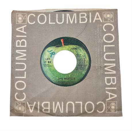 The Beatles - "Let It Be/You Know My Name" 45 RPM