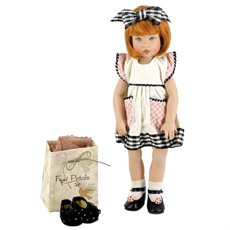 Helen Kish LE 2003 "Bitty Bethany" Redheaded Vinyl Doll w Accessories