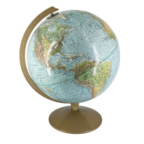 Vintage Replogle "Land & Sea" Globe