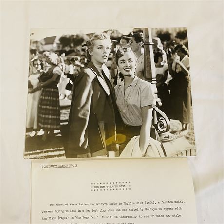 The Goldwyn Girls Original Press Photo