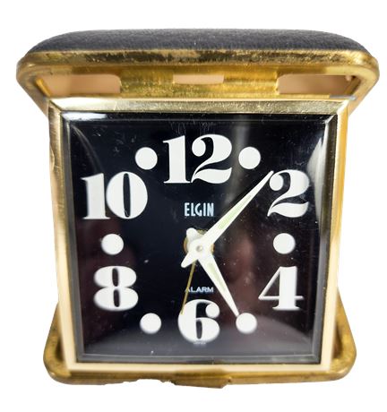 VTG Elgin Traveling Alarm Clock
