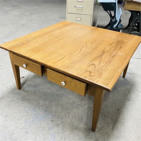 Oak Coffee Table 36x36”