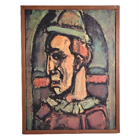 Georges Rouault "Profile of a Clown" Offset Lithograph
