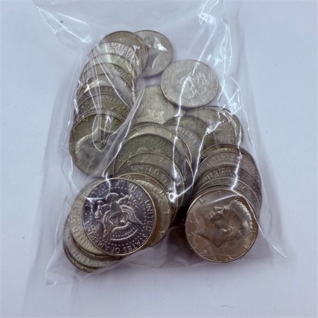 $20 Kennedy 40% Silver Halves 1965-1969
