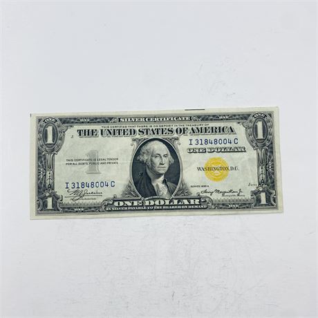 XF/AU 1935 North Africa $1 Emergency Note