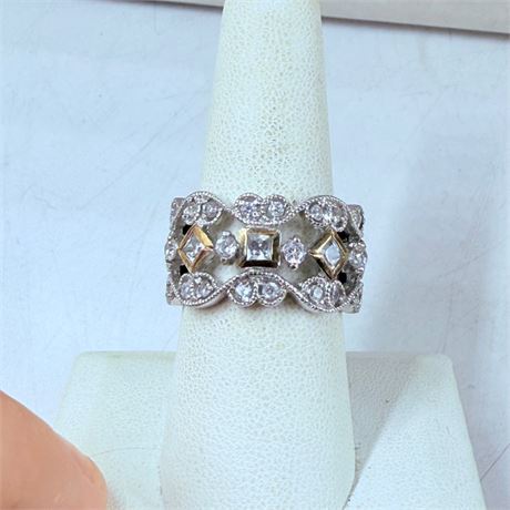 6.9g Sterling Ring Size 8.5