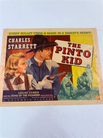 The Pinto Kid Original 22x28” Movie Poster