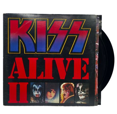 1977 Kiss "Alive II" 2 LP Set